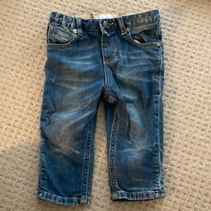 Baby Burberry jeans size 9 months great condition